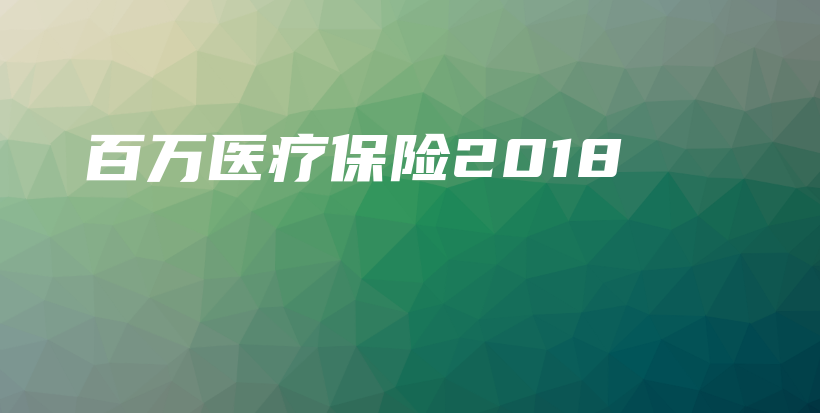 百万医疗保险2018-PLB