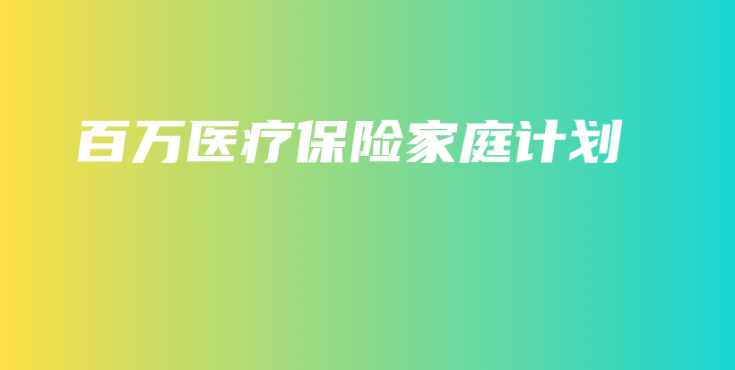 百万医疗保险家庭计划-PLB