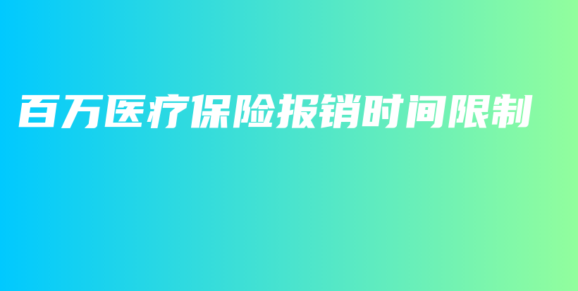 百万医疗保险报销时间限制-PLB